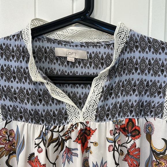 Loft blouse - sz M - Picture 2 of 4